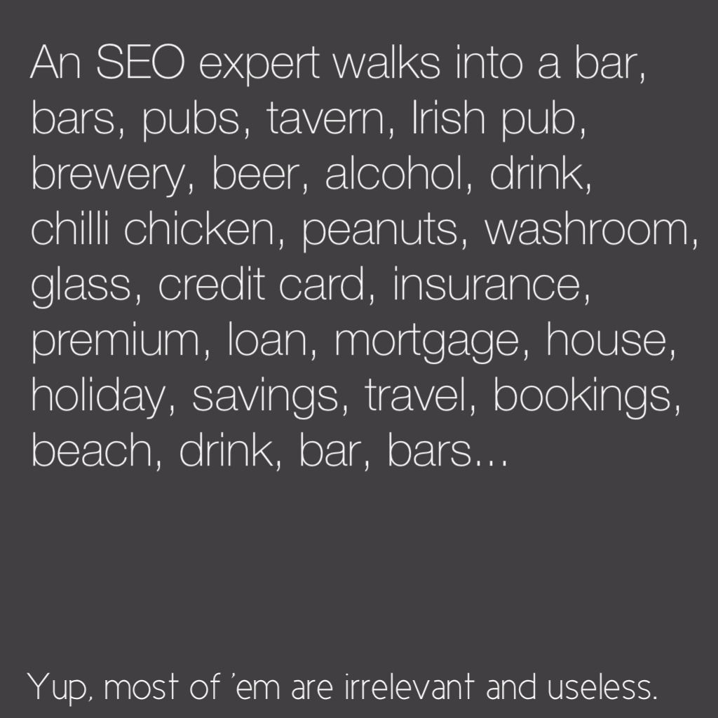 SEO expert…